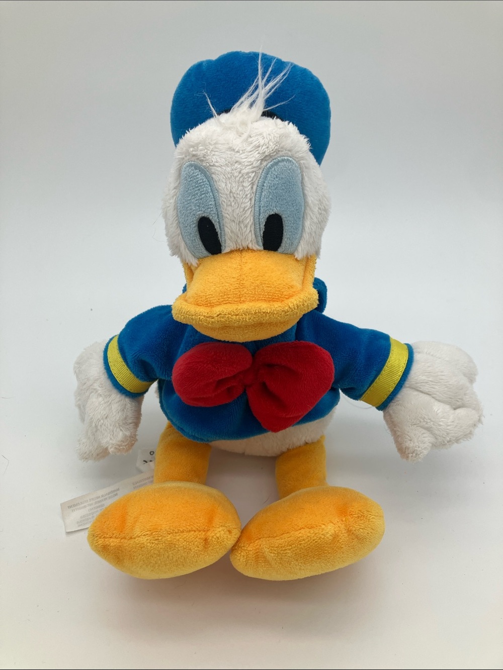 Disney Store Donald Duck Plush Stuffed Animal Classic Blue Sailor Suit Toy 13”